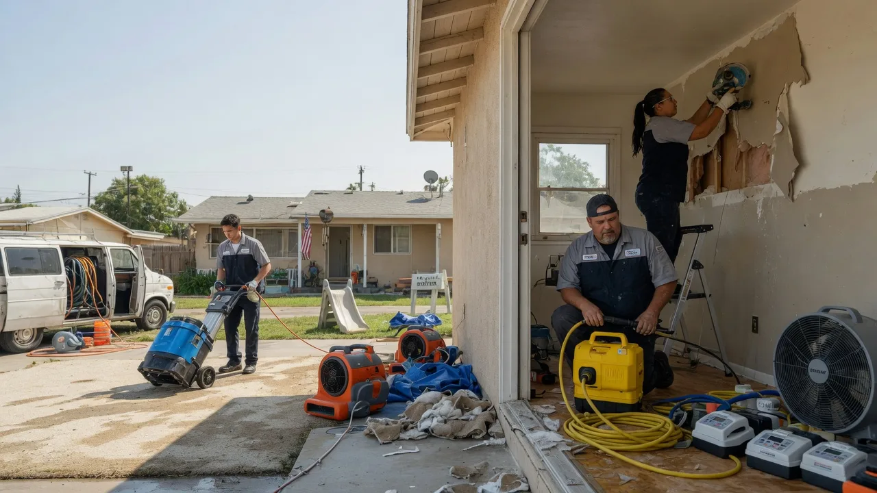 Water Damage Restoration in Oakford, IL near me